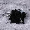 Exquisite Design Simulation Rose Flower Shape Butterfly Keychain Pendant Bag Decoration Gift