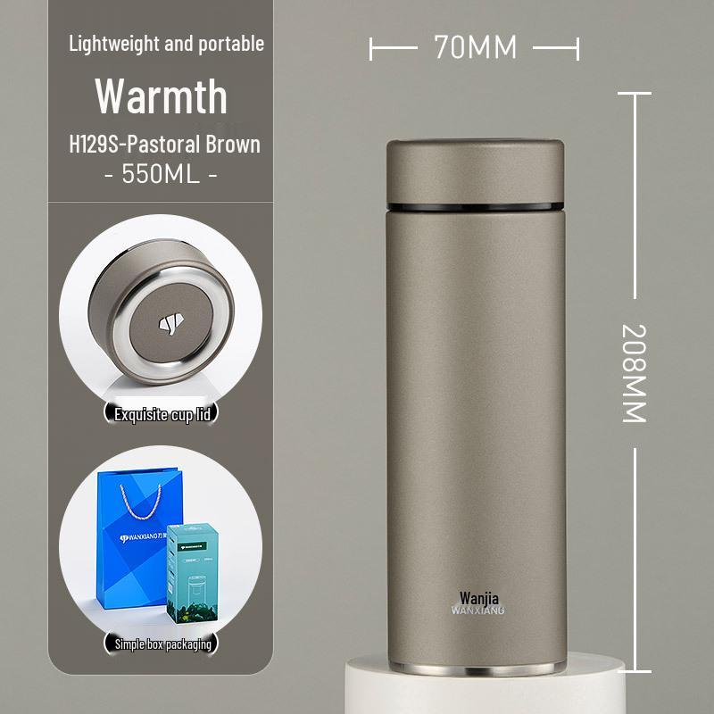 Vientiane 316 Stainless Steel Insulated Tea Cup with Filter - Portable, High-End Gift for Men and Women