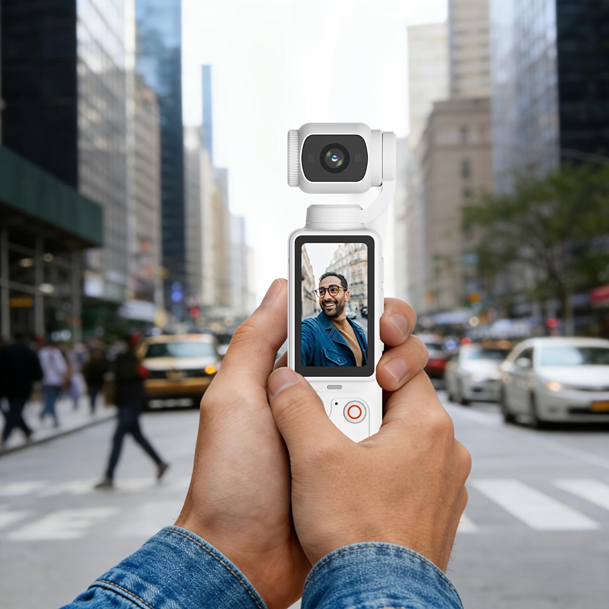 

4-In-1 Camera Designed for Sports And Outdoor Activities, Featuring a 360° Rotating Lens, Compatible with SD Cards, And Easy to Carry And Operate білий
