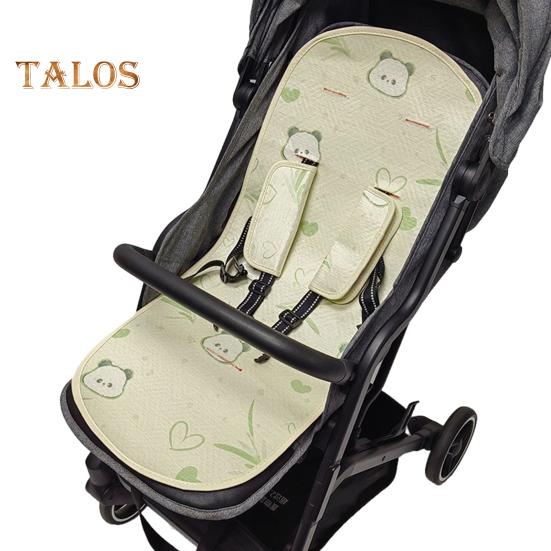 

Універсальний килимок для коляски, дихаюча кришка для коляски, захисні ремені безпеки з мультяшним візерунком, охолоджувальний килимок для колясок, літній використання B Panda