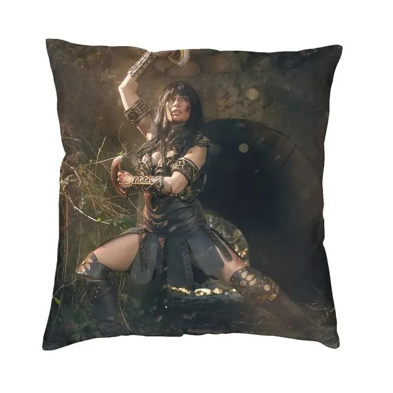 Luxury Xena Warrior Princess Cushion Cover Polyester Adventure Fantasy TV Pillow Case Living Room Decoration Pillowcase