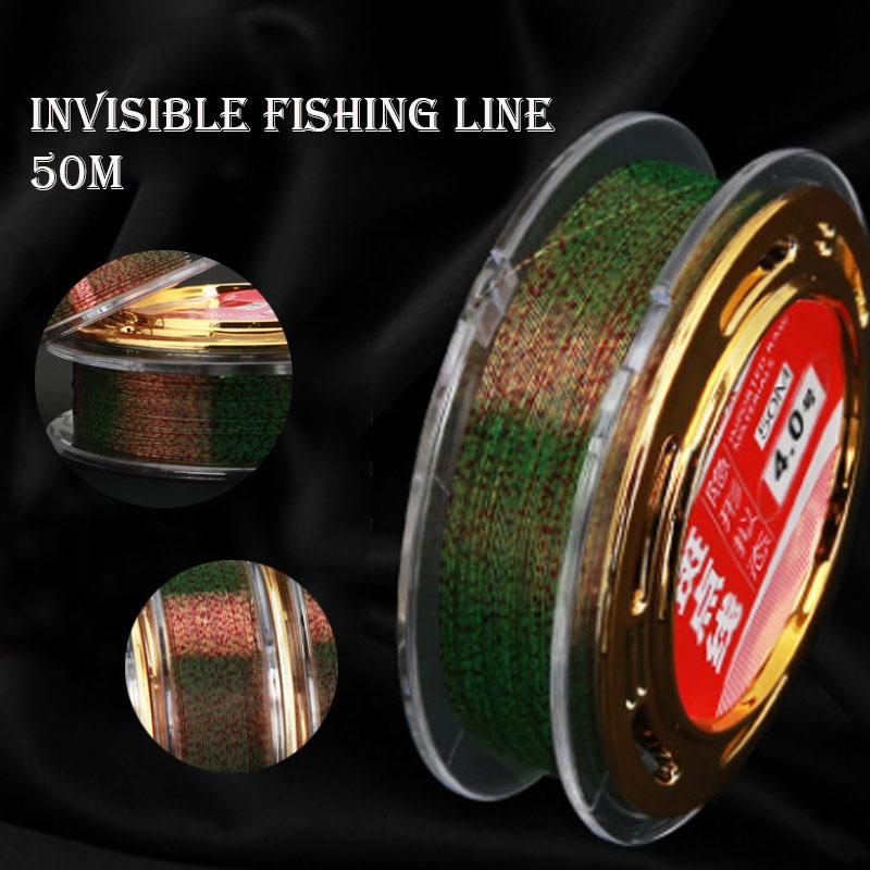 50m Fishing Nylon Line Carp Match Fishing Spot Invisible Line Main