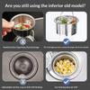 Sink Strainer Plug 304 Stainless Steel Anti-Clog Design with Easy Lift Handle for Kitchen Bathroom Drains