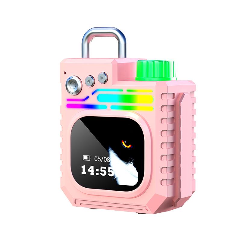 Bluetooth Speaker with Touchscreen, HIFI Stereo, Lyric Display, Alarm Clock & Call Function
