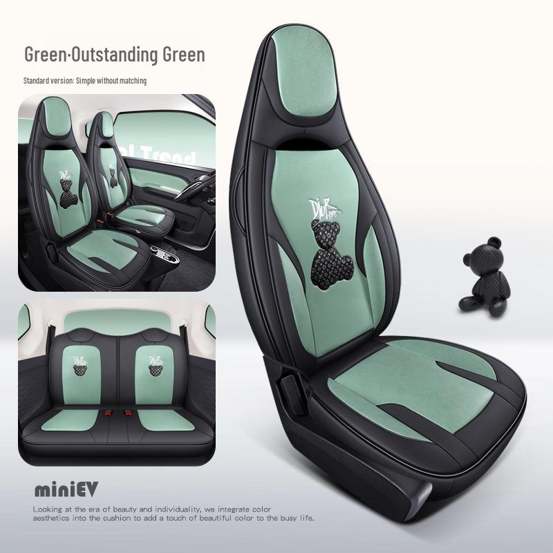 Anwendbares Wuling Hongguang MINIEV Technologie Bär Cartoon Autositzkissen für alle Jahreszeiten