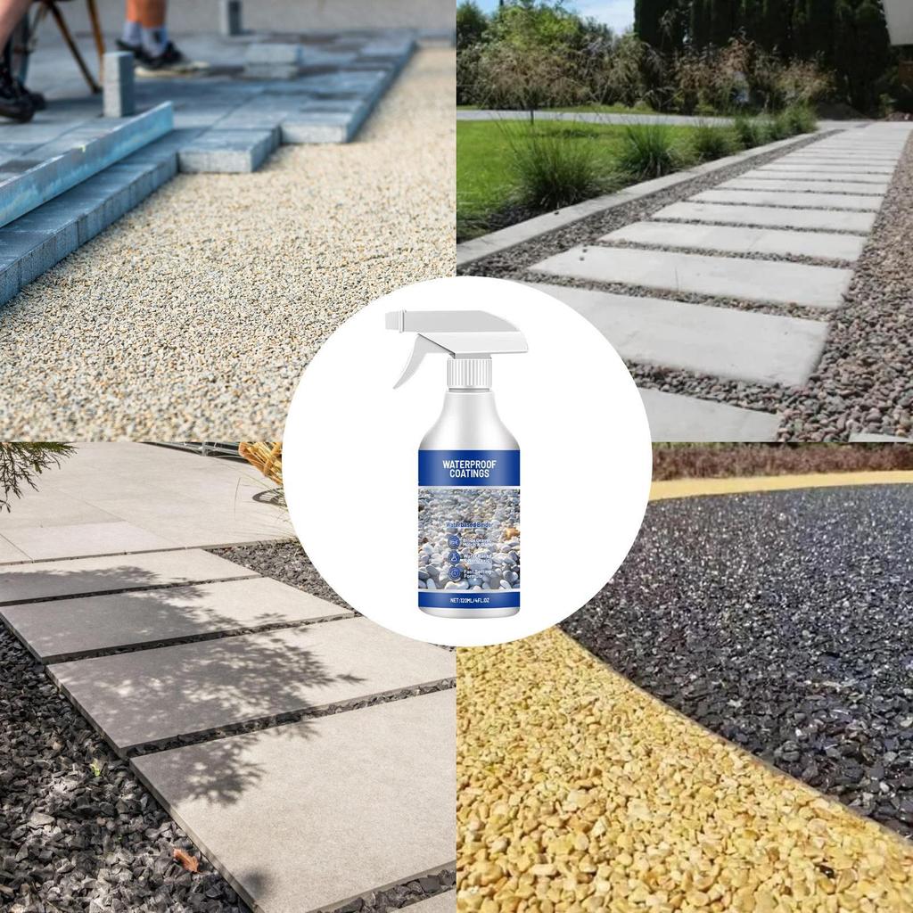 Landscaping Gravel Glue Adhesive Easy Hold Rock Glue Adhesive Spray Stabilizer Waterproof Fast Drying For Outdoor Yard Patio