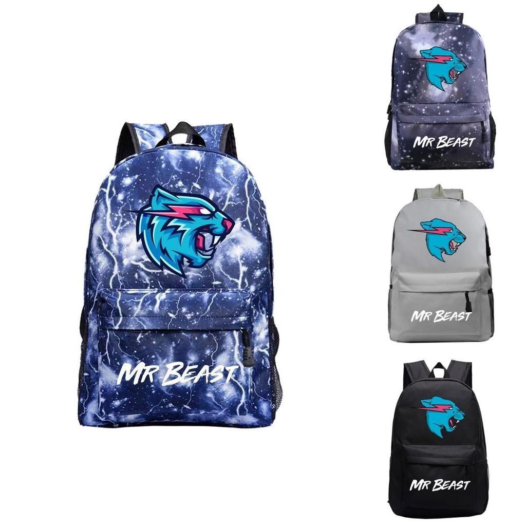 Batoh Mr Beast Lightning Cat Vysokokapacitní Školní Taška S Prodyšným Materiálem
