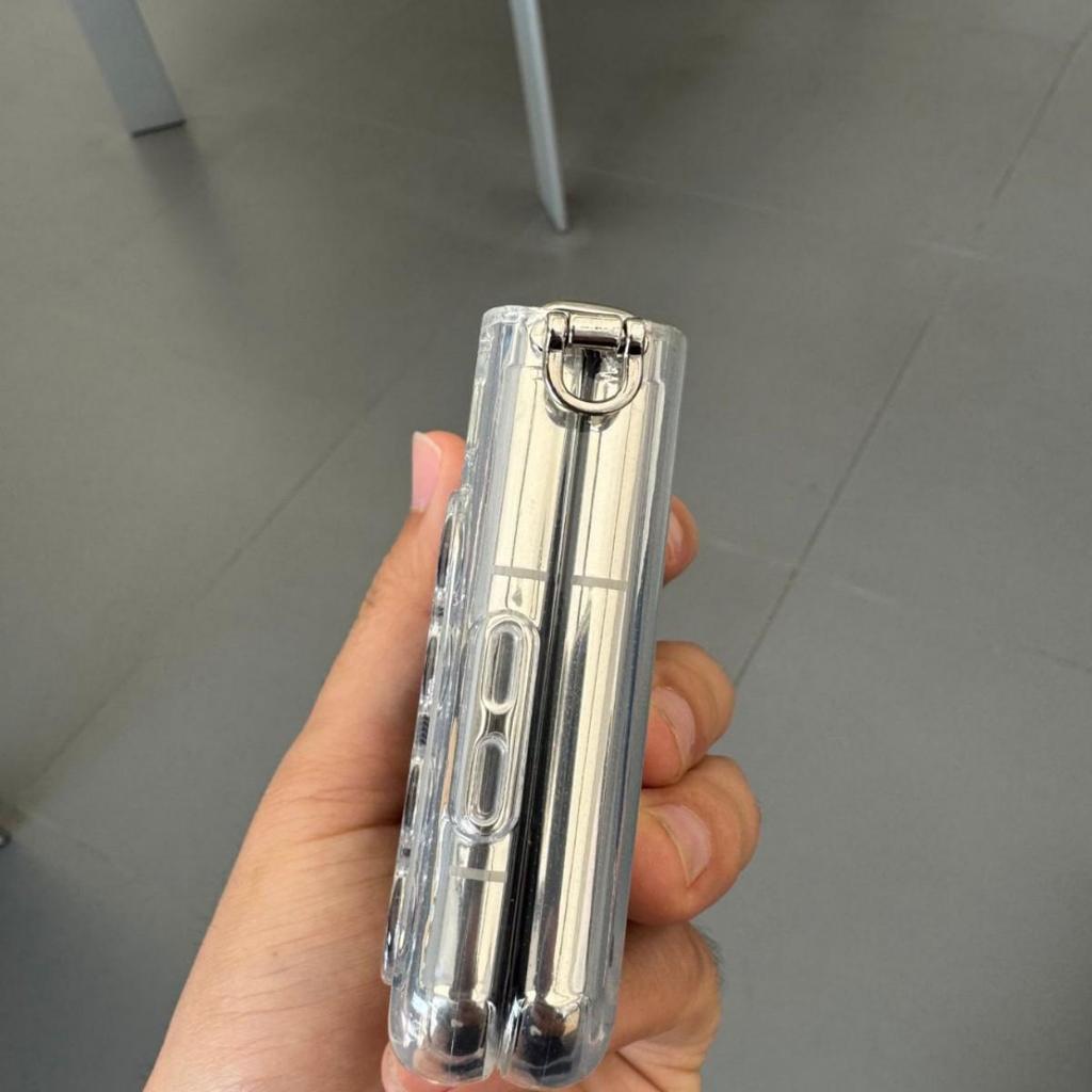 Huawei PuraX Transparent TPU Bracelet Case for Magic V2 Flip - Anti-Fingerprint.