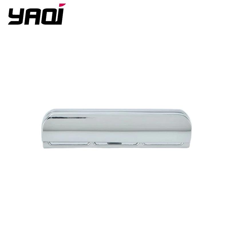 YAQI Excalibur Rasoio di Sicurezza Monolama Colore Cromato AC per Uomo Lega di Zinco Spazio Lama 0,70mm Larghezza 50mm Testa Leggera