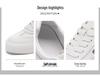 Herbst 2025 Vielseitige Lässige Herren-Leder-Skate-Schuhe, Weiß mit Dicker Sohle (Stil 5332)
