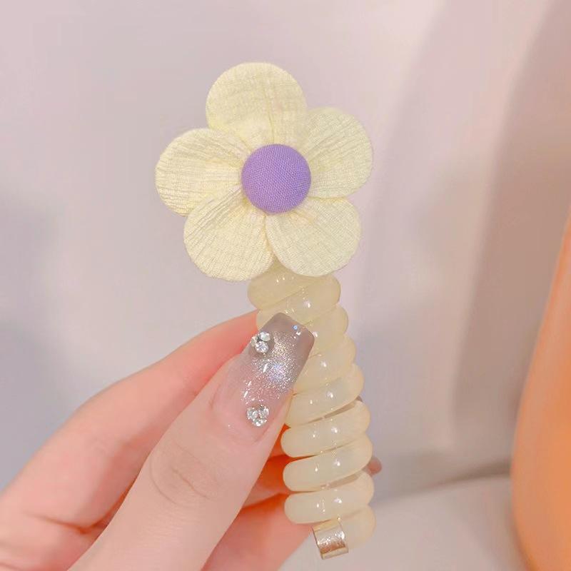 Elastici per Capelli a Spirale per Bambini, Elastici Magici Colorati Cambia Colore in Plastica Gomma per Code di Bambina