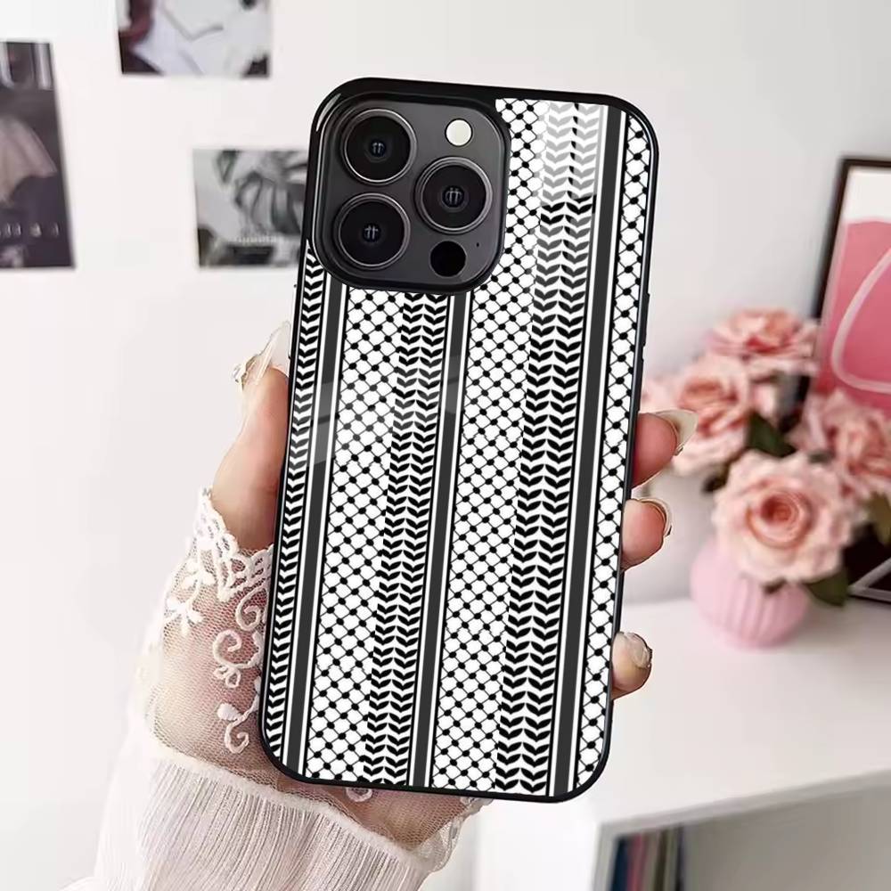 P-PalestineS Hattah K-Keffiyeh Phone Case For iPhone 17,16,15,14,13,12,Plus,Pro,Max for Magsafe Magnetic Wireless Charging