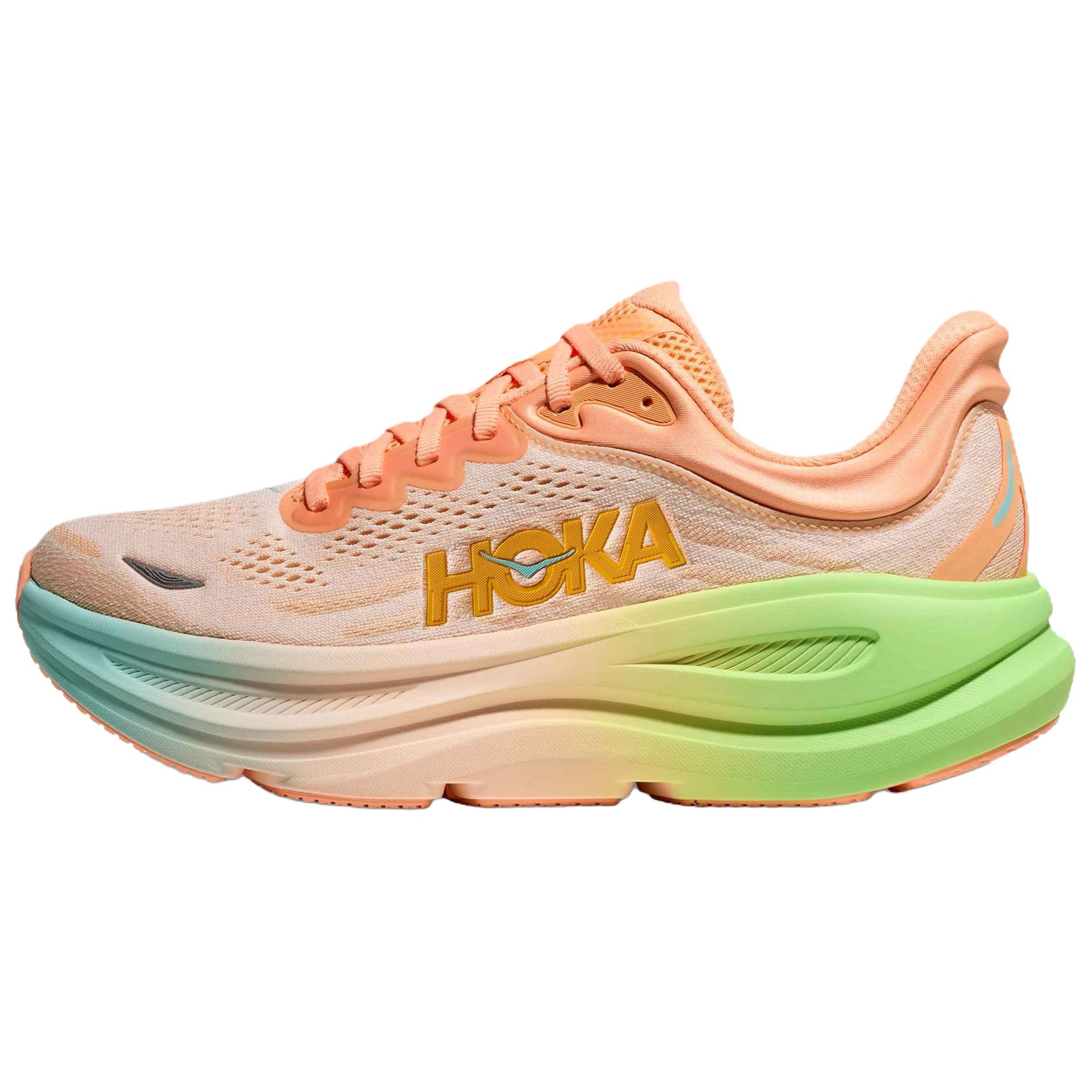 

HOKA Bondi 9 Морозный Бледно-мандариновый Женские Кроссовки Розовый 1162012-FSTP 37⅓
