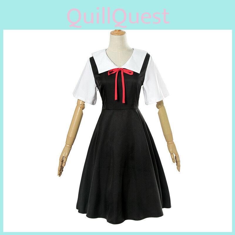 Sama Love Kaguya Is War Fujiwara Chika Cosplay Costume Dress Party Halloween