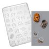 Flower Nail Art Silicone Mold 3D Butterfly Embossing Gel Print Stencil Nail Carving Template Tool for DIY Nail Art Decors