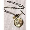 Used Q-pot Alice's Melty Pocket Watch Necklace / ALICE-Melty Pocket Watch Necklace