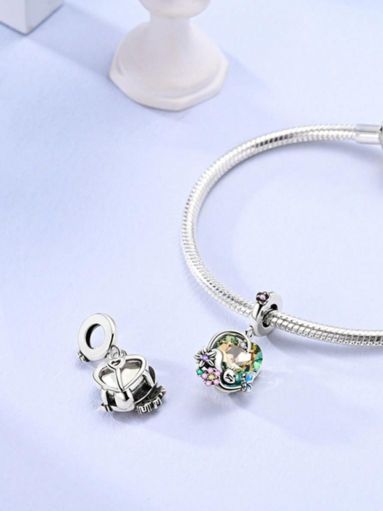 copper Colors Golden Sunflower Bead Charms Charm Pendant for Authentic Bracelets for Women Do It Yourself Jewellery Love Gift