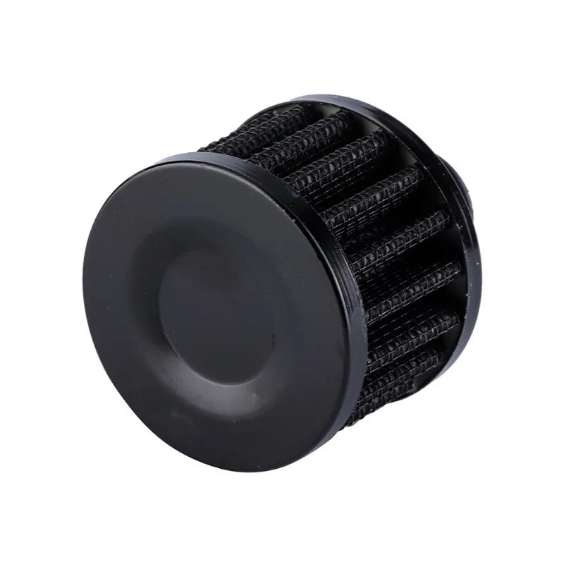 R-EP Car Air Filter 12mm 25mm for Motorcycle Cold Air Intake High Flow Crankcase Vent Cover Mini Breather Filters Universal