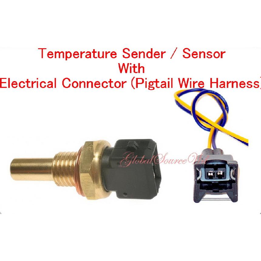 Coolant Temperature Sensor W/Electrical Connector Fits BMW Chevrolet Honda Isuzu