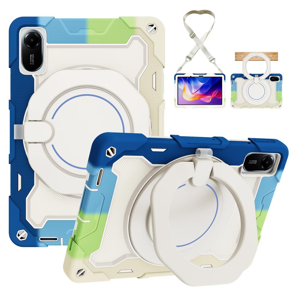 360 Rotating Stand Case for Xiaomi Redmi Pad 2 2025 11.0 Inch Model 25040RP0AG 25040RP0AI Heavy Duty Cover with Handle Grip Capa