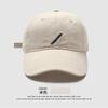 Casual embroidery slash baseball cap children's spring new versatile face cap simple sun hat