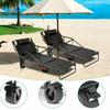 Wagon-Lounger Portable Reclining Beach Cart Versatile for Camping, Park, Campers