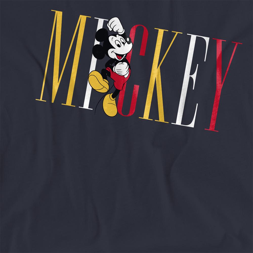 Disney Womens/Ladies Mickey Multicolour Name T-Shirt