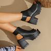 Fashion Ladies Shoes 2025 Brand Peep Toe Women's Sandals Fashion Plus Size Best Seller Summer Comfortable Casual Super High Sandal Boots
