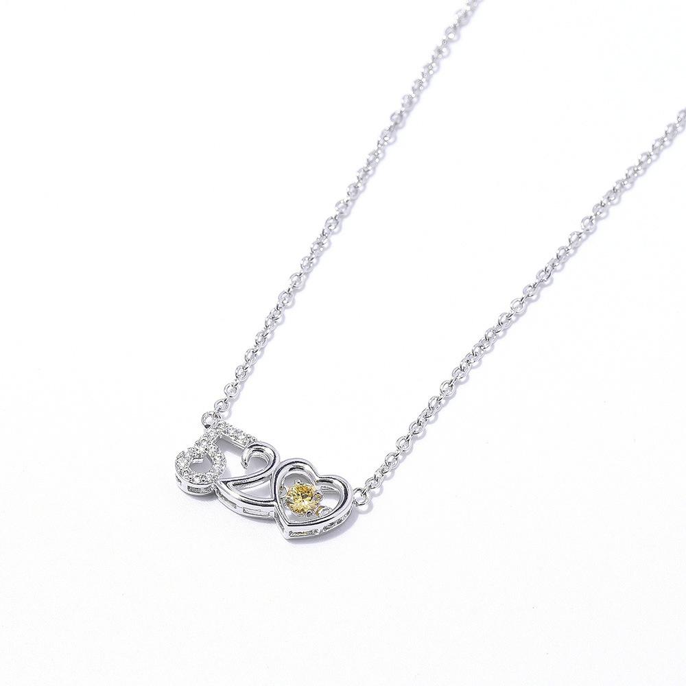 Liebesanhänger Liebesgeständnis Geschenk Kurze Schlüsselbeinkette Ich Liebe Dich Nummer 520 Halskette Farbe Mehr