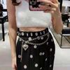 Small Fragrance Chain Love Waist Chain Women's Decoration Fashion Temperament Waist Rope Retro Peach Heart Belly Navel Belt Accessories