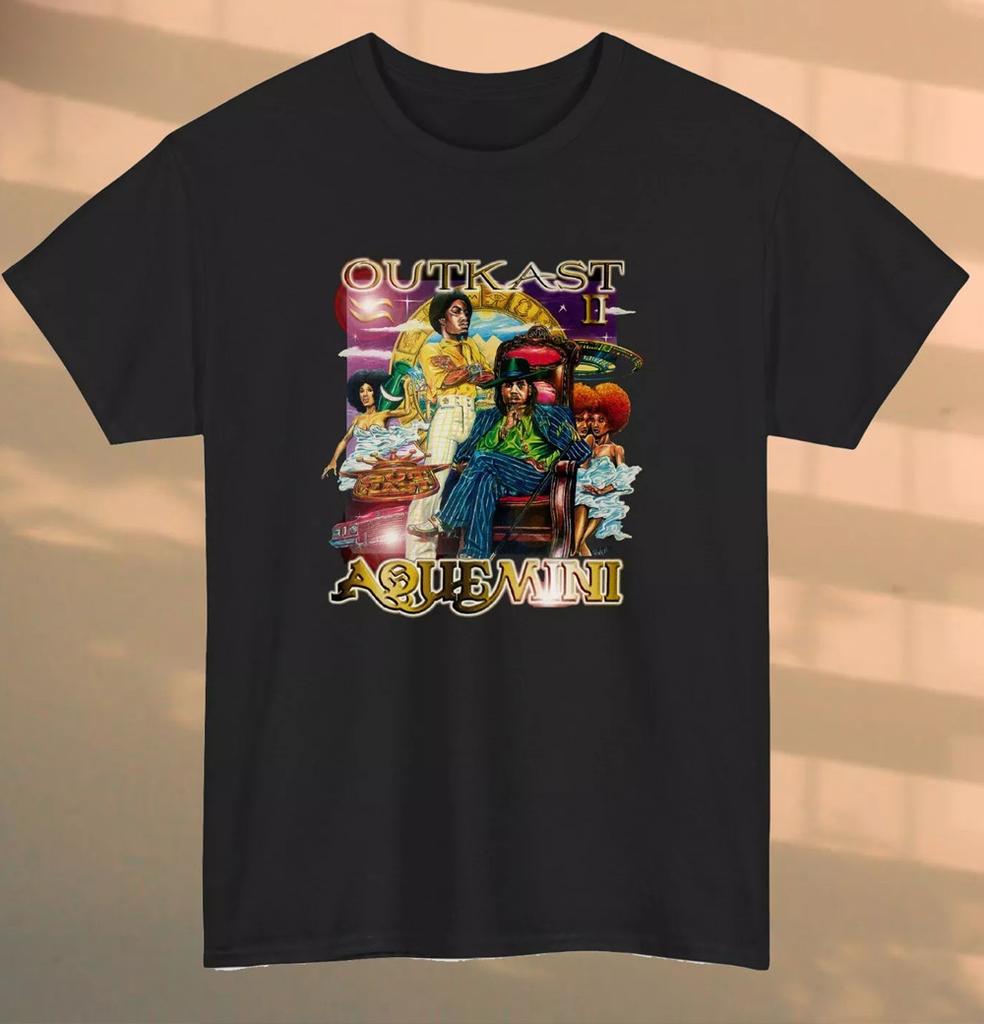 26 Outkast Band Men's Black T-shirt Size S-5XL Unisex CG2230 Unisex T-Shirt