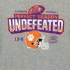 CLEMSON TIGERS FOOTBALL 2018 Perfect Season Undefeated S/S T-Shirt Gray Medium Unisex T-Shirt