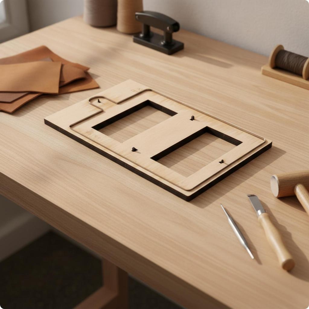 Wooden Notebook Die Mold Accurate Cuts for Home Workshops