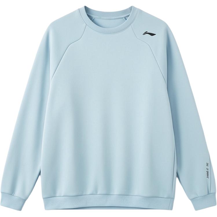 Li-Ning Plain Round Neck Simple Soft Versatile Casual Sweatshirt Men tops AWDW283-3 L