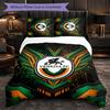 Venezia FC Football 3 Piece Bedding Set Soft Duvet Cover Set with Pillowcases Printed Bedroom Decor Set for Home