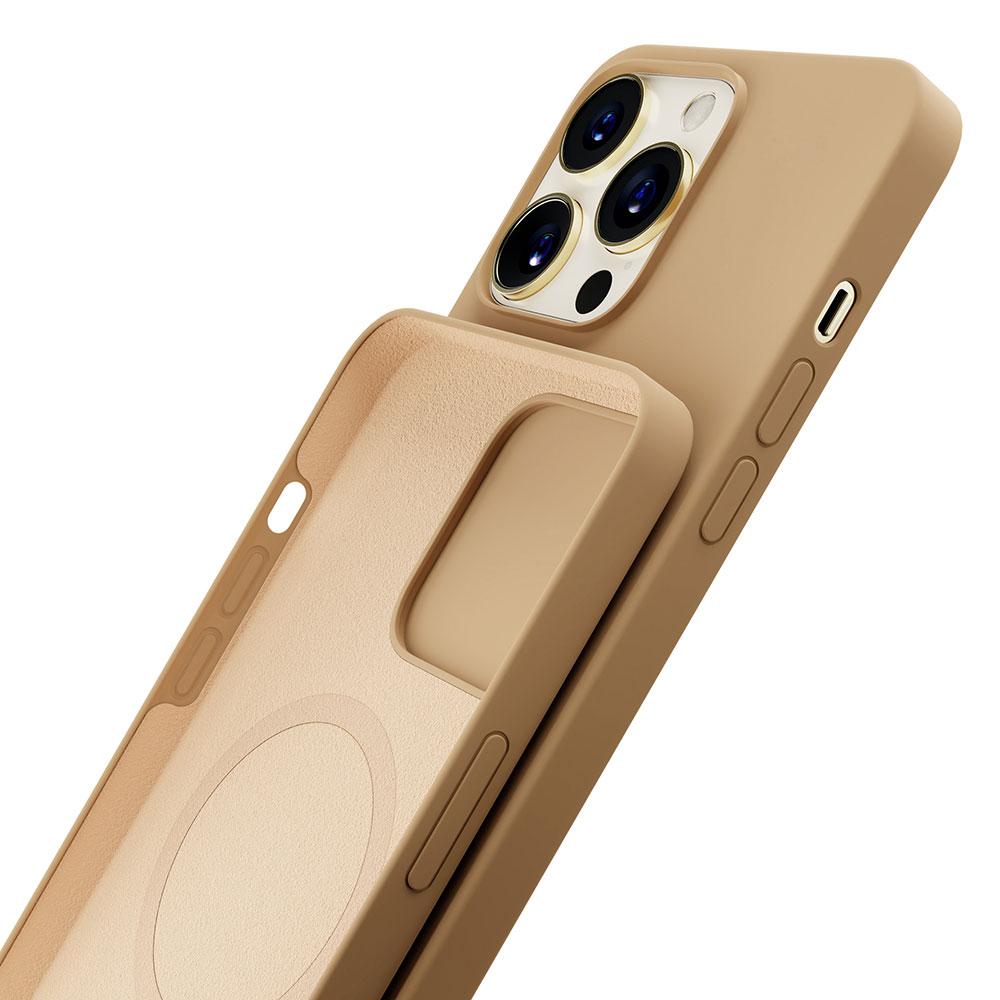 Apple Iphone 13 Pro Max - 3Mk Hardy Silicone Magcase Gold