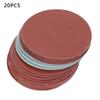 20PCS 5 Inch Durable Round Shape Sanding Discs 1000 1500 2000 3000# Grit Sand Papers