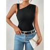New Summer Casual Temperament Slim Fit Sexy Vest T-Shirt Sleeveless Suspender Versatile Top Strapless Women