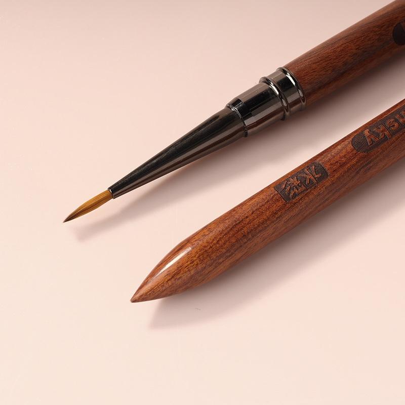 Sandelholz Detail Nail Art Stift Hochwertiger Malstift Nagel Phototherapie Stift Nagelaufbau Malen Schnitzen Stift Werkzeug