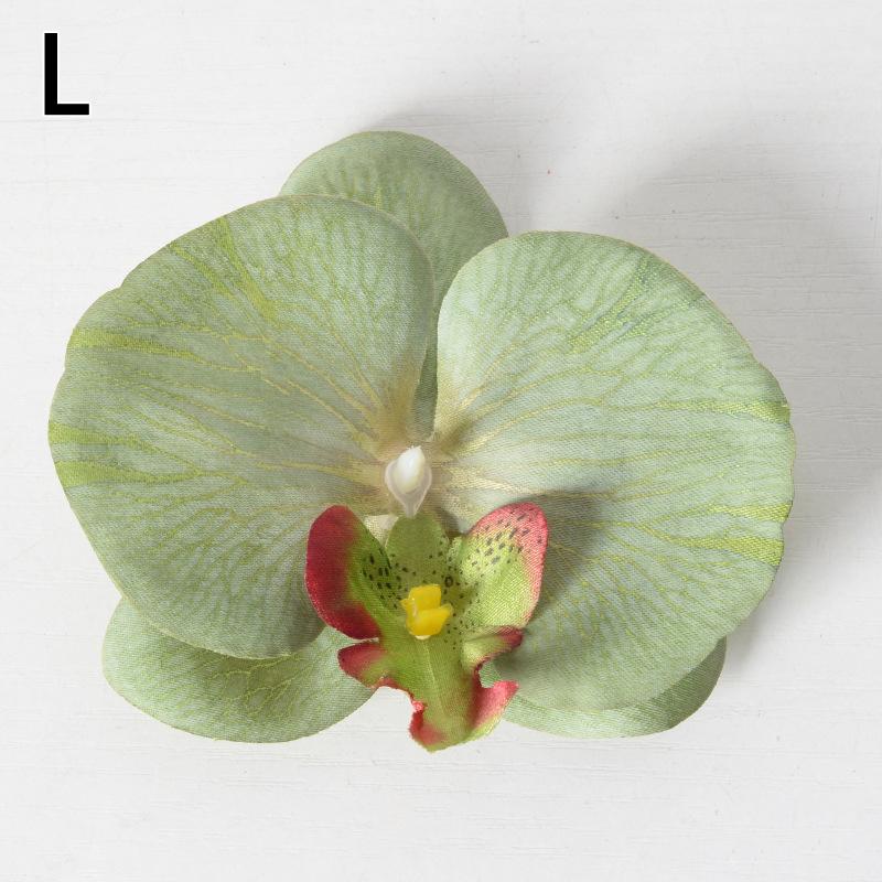 10 Stück Simulierte Gemusterte Schmetterlingsorchidee Künstliche Blumen für Heim-Zimmerdekoration Hochzeitskranzdekoration DIY Haarkarten