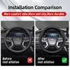 Cwnqah1 Cwmvjg1 Suitable for Mitsubishi Breathable Leather Matte Carbon Fiber Texture Steering Wheel Cover, Suitable for Outlander Phev Sport Eclipse