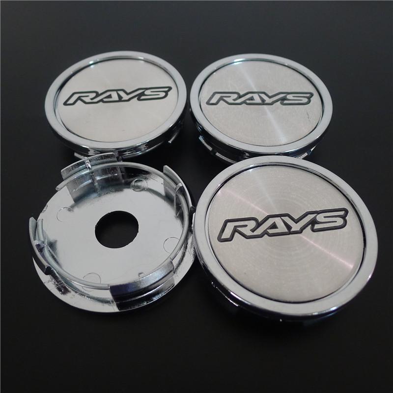 

4pcs 58mm Wheel Center Caps Hub for Volk Rays Racing VR 52mm Rims Cover Logo Emblem Badge Car Styling Accessories