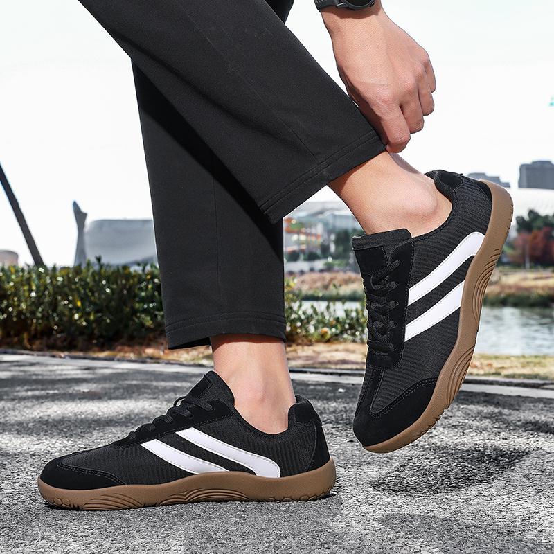 Men Barefoot Casual Flats Black Wide Head Driving Shoes White Sneakers Grey Walking Sport Shoes Large Size