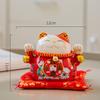 Cat Money Bank Kitten Figurine Animal Statue Saving Box for Desktop Decor