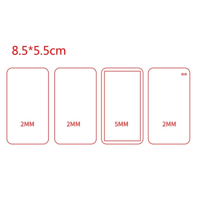 Multiple Shape DIY Acrylic Quicksand Plates Quicksand Ticket Root Mold Acrylic Ultra-permeable Quicksand Empty Plate