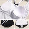 Swimsuit Women's Conservative Belly Cover To Show Slimming Large Size Sports Training One-piece Boxer Hot