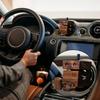 Wooden Shaking Man Dashboard Center Console Decoration Playful Auto Motion-Activated Funny Wood Air Freshener For Bedroom Decor