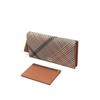 Daks Brown Check Pattern Tassel Point 2 Fold Wallet Dcwa5e322w2
