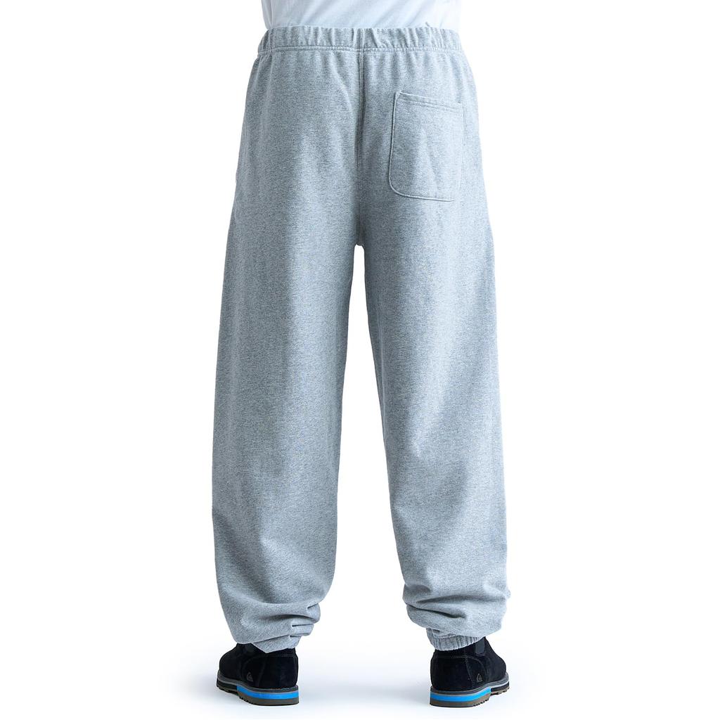 Quiksilver Men's Regular Fit Sweatpants with Mountain Wave Logo Print (QPT244065 HTR)