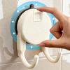 Heavy Duty Suction Cup Hook with Push-to-Lock Vacuum Seal for Bathroom Kitchen Balcony No Drill No Nails Removable Wall Hanger Strong Load 10-15 Lbs